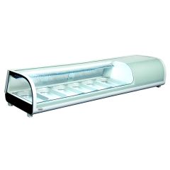 Sushivitrine 62L - 152,9x42,6x29,6 cm Combisteel 7487.0075