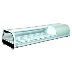 Sushivitrine 62L - 152,9x42x26,5 cm Combisteel 7487.0075