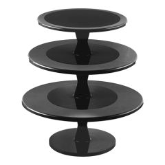 Taartstandaard etages-3x kunststof Silikomart EMG 70300