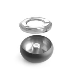 Terrasasbak zwart RVS Hendi HEN 440230