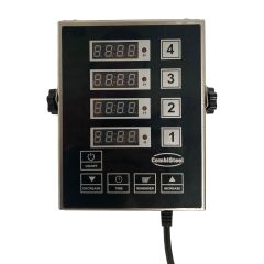 Thermometer / timer Digitale Keukentimer 4 Kanalen Dkt-4 - 13x17x3,6 cm Combisteel 7517.0005