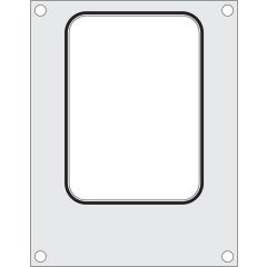 Traysealer matrix Alum./Siliconen container 187x137 mm Hendi HEN 805664