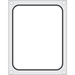 Traysealer matrix Alum./Siliconen container 227x178 mm Hendi HEN 805572