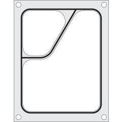 Traysealer matrix Alum./Siliconen Tweedelige colt container colt 227x178 mm Hendi HEN 805640