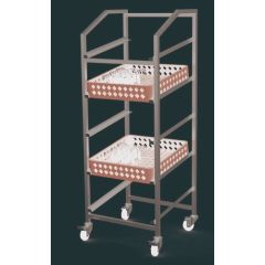 Vaatwasser / Vaatwasmachine Korventransportwagen 500X500 - 55x51x152 cm Combisteel 7490.0270