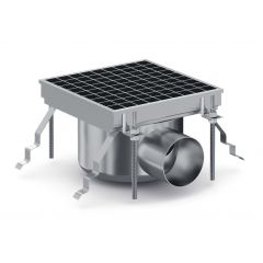 Vloerput - 20x20x13,1 cm Combisteel 7075.0120