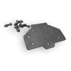 Vloerput Eindstuk t.b.v. Sleufgoot 7107.000-0010-0015 - 14x0,5x96 cm Combisteel 7107.0030