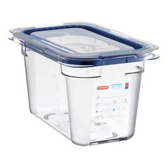 Voedseldoos GN1/4 150 mm PC met siliconen afdichtrand Araven EMG 962442