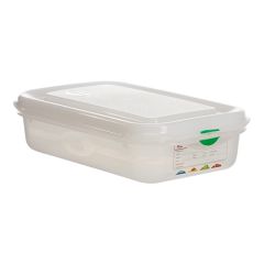 Voedseldoos GN1/4 65 mm PP luchtdicht afsluitbaar Denox EMG 600400