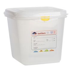 Voedseldoos GN1/6 150 mm PP luchtdicht afsluitbaar Denox EMG 600390