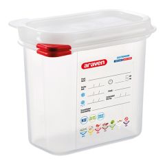 Voedseldoos GN1/9 150 mm PP luchtdicht afsluitbaar Araven EMG 962392