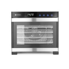 Voedseldroger PP/RVS 6 trays Hendi HEN 229033