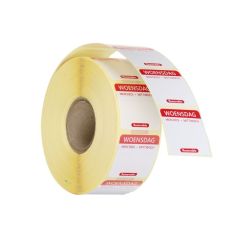 Voedselveiligheidsstickers, multifunctioneel, eenvoudig verwijderbaar (1000 stuks) Woensdag Hendi HEN 850497
