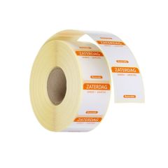 Voedselveiligheidsstickers, multifunctioneel, eenvoudig verwijderbaar (1000 stuks) Zaterdag Hendi HEN 850527