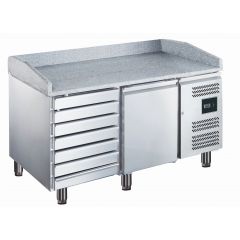 Voorbereidingstafel / Pizzatafel Pizza Werkbank Model Epz 1610 Tn Saro 465-4505