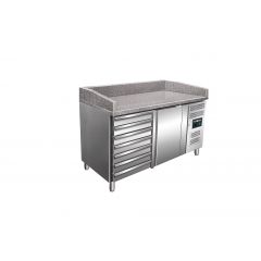 Voorbereidingstafel / Pizzatafel Pizza Werkbank Model Marga Pz 1610 Tn Saro 323-10911