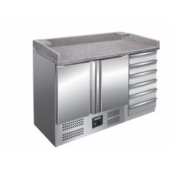 Voorbereidingstafel / Pizzatafel Pizza Werkbank Model Pz 9001 Saro 323-1515