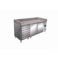 Voorbereidingstafel / Pizzatafel Pizza Werkbank Model Pz2610Tn Pro Saro 323-14921