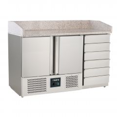 Voorbereidingstafel / Pizzatafel Pizza Werkbank Model Pz9001 Pro Saro 323-15151