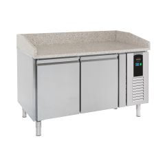 Voorbereidingstafel / Pizzatafel Pizzawerkbank 2 Deurs Energy Line - 151x80x100 cm Combisteel 7450.5200