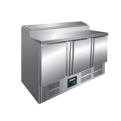 Voorbereidingstafel / Pizzatafel Voorbereidingswerkbank - 1/3 Gn Model Fran 3-Deurs Saro 323-1105