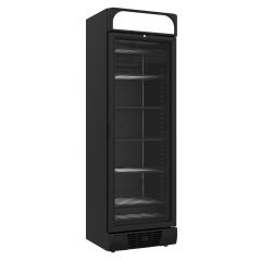 Vrieskast 1 Glasdeur Zwart 382L - 64x67x205,8 cm Combisteel 7464.0060