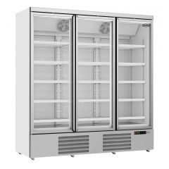 Vrieskast 3 Glasdeuren Jde-1530F - 188x71x199,7 cm Combisteel 7455.2220