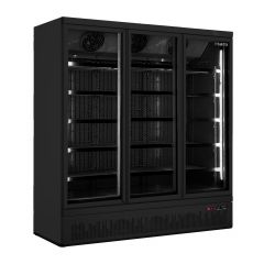Vrieskast Met Glasdeuren - Zwart Model Gtk 1480 S Saro 453-10251