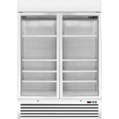 Vrieskast Met Ventilator Koeling 2 Glasdeuren Model D 920 - Wit Saro 323-4160
