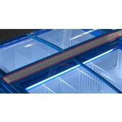 Vrieskist Koppelstuk Wit - 250 cm lang Combisteel 7072.9040