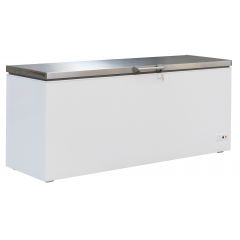 Vrieskist RVS Deksel 635 L - 190,4x74,3x84 cm Combisteel 7151.1125