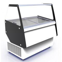 Vrieskist Schepijsvitrine Cuba 13X5 Ltr - 166,4x84,2x128,5 cm Combisteel 7472.0145