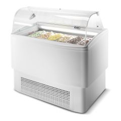 Vrieskist Schepijsvitrine Fiji 6 - 121,4x63x124,7 cm Combisteel 7295.0010