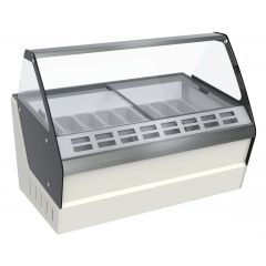 Vrieskist Schepijsvitrine Hawai 16X 5Ltr - 159x119,5x133,5 cm Combisteel 7472.0115