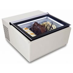 Vrieskist Tafelmodel Schepijsvitrine Wit Opent Aan De Klantzijde - 67x75x37,5 cm Combisteel 7292.0015
