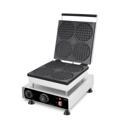Wafelijzer 4St Ronde Wafels - 30,5x43x50,5 cm Combisteel 7540.0080