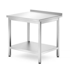 Wandtafel met plank – geschroefd, diepte 700 mm RVS Hendi HEN 812716