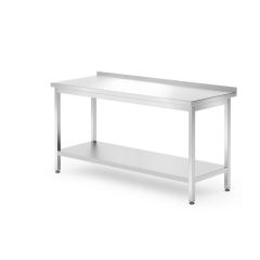 Wandtafel met plank – geschroefd, diepte 700 mm RVS Hendi HEN 812754