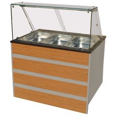 Warm Buffet GN 3/1 - 107x80x85 cm Combisteel 7077.0115