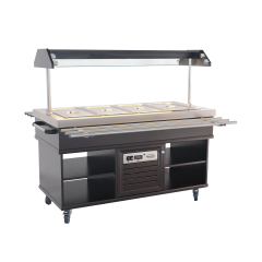 Warm Buffet GN 4/1 - 150x70x140 cm Combisteel 7078.0030