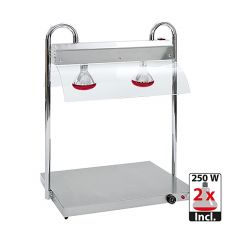 Warmhoudplaat m/brug RVS EMGA EMG 710200