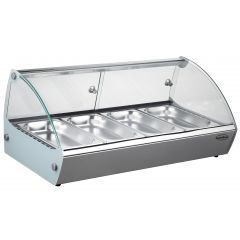 Warmhoudvitrine 4 1/3 GN - 84x39,5x27 cm Combisteel 7487.0135