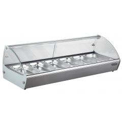 Warmhoudvitrine 6 1/3 GN - 111x39,5x27 cm Combisteel 7487.0140