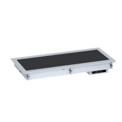 Warmhoudvitrine Drop-In Verwarmde Keramische Plaat 2/1 - Zwart 79x72x14,7 cm Combisteel 7495.0225