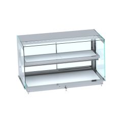 Warmhoudvitrine Drop-In Warmvitrine Keramisch Recht - Wit 5/1 176,5x72x92,4 cm Combisteel 7495.0355