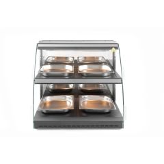 Warmhoudvitrine Quartz tweelaags RVS Hendi HEN 233962
