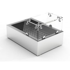 Werkbank Glasopstand 1/1 GN t.b.v. 7013.2700 **geen palletvracht mogelijk** - 37x22x16 cm Combisteel 7013.2760