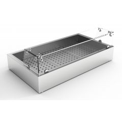 Werkbank Glasopstand 3/1 GN t.b.v. 7013.2710 **geen palletvracht mogelijk** - 101x22x16 cm Combisteel 7013.2770