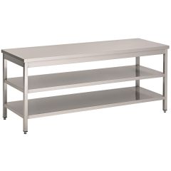 Werktafel 2 Schappen - 120x70x90 cm Combisteel 7812.0302