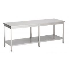 Werktafel Bodemschap - 240x70x90 cm Combisteel 7812.0031